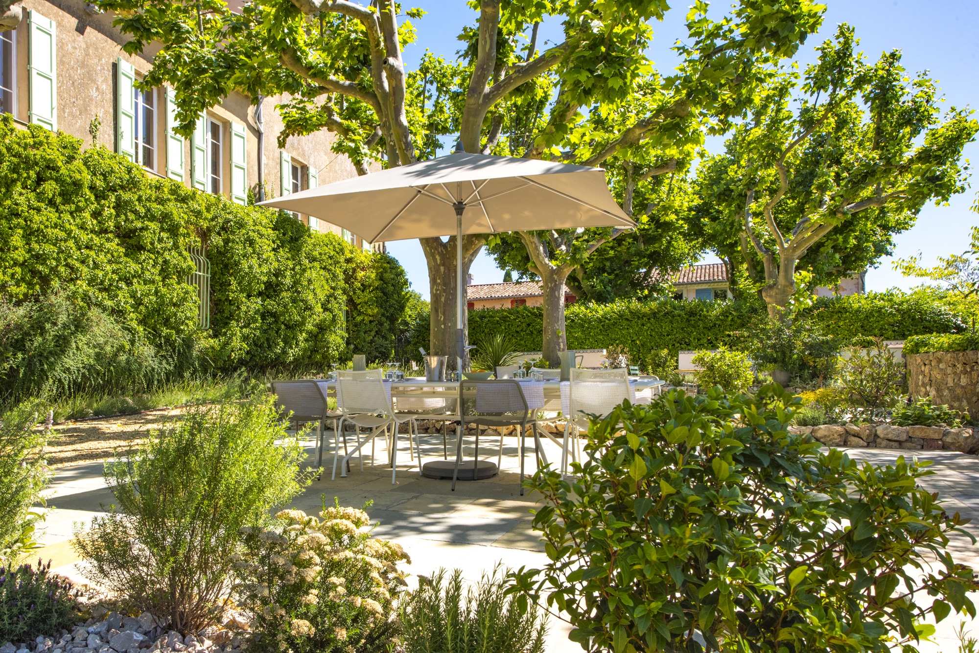 terrasse hébergement Provence